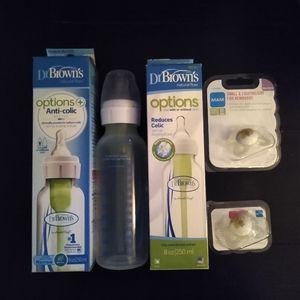 Dr Brown bottles mam pacifiers
